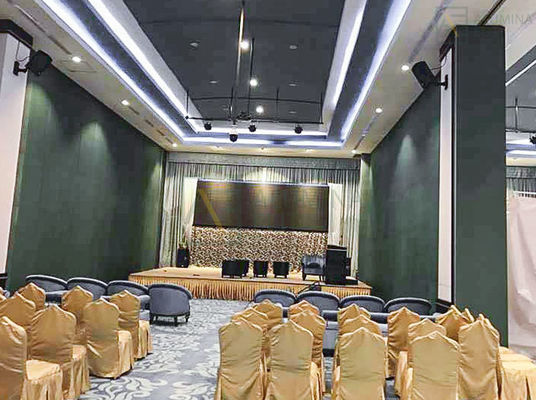 سعر جيد جدار فاصل متحرك قابل للتخصيص مع لوح مغنيسيوم MDF بسمك 9 مم وارتفاع يصل إلى 6 أمتار للفنادق وغرف الاجتماعات الانترنت