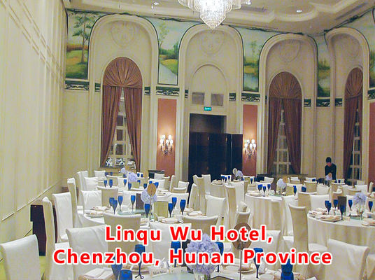 سعر جيد Aluminum Wooden Movable Partition Wall with 304 Stainless Steel Rollers and 6061-T6 Profile for Office Room الانترنت