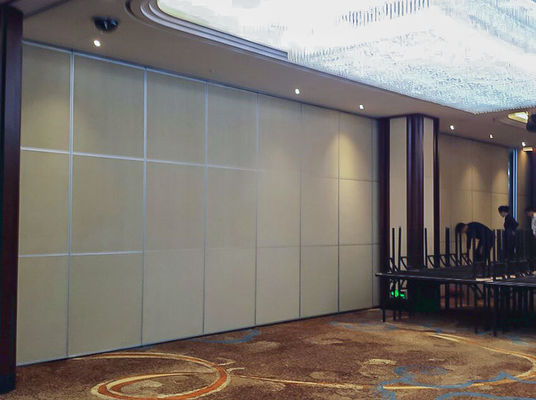 سعر جيد Movable Partition Wall with STC Rating 42-56dB 6061-T6 Aluminum Frame and Q235 Steel Core for Office and Hotel الانترنت
