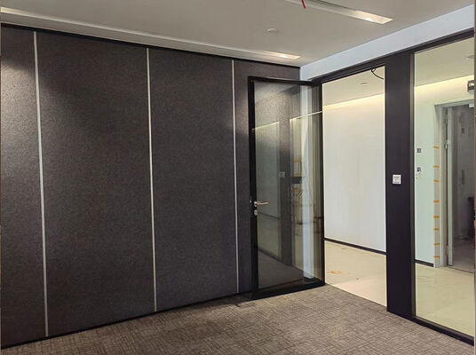 سعر جيد Flexible Sound Proof Partition with 52dB Insulation and 6061-T6 Aluminium Profiles for Office Buildings الانترنت