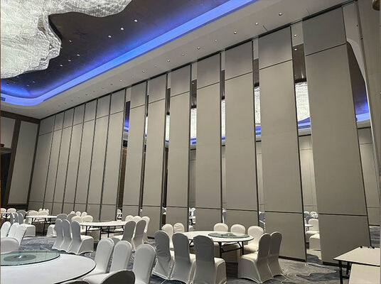 سعر جيد Custom Dimensions Exhibition Partition Walls with High Pressure Laminate Board and 304 Stainless Steel Rollers الانترنت