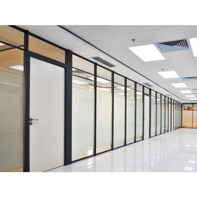 سعر جيد Top Supported Manually Operated Office Glass Partition Wall with Convenient Operability and Tempered Glass الانترنت