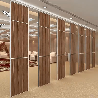 المعرض الإدارة الفضائية الجدران الحائطية مع التشطيب الخشبي