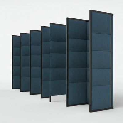 سعر جيد جدران الحائط المكتبية الصوتية القابلة للتحريك مخصصة مع النهاية القماشية الانترنت