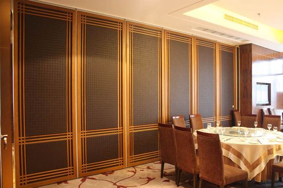 MDF مقاوم للحريق الجدار الحاجز الصوتي المتحرك 52DB معدل مقاومة الصوت