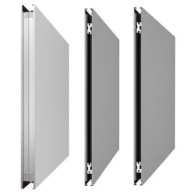 سعر جيد Fireproof Acoustic Partition Wall with 52 dB Sound Insulation and 6061-T6 Profile for Conference Rooms الانترنت