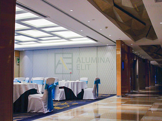 سعر جيد جدار تقسيم متحرك مع تصنيف STC 42-56dB العزل الصوتي و 6061-T6 ملف تعريف Q235 الإطار الصلبي الانترنت