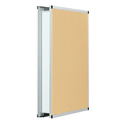 سعر جيد Fireproofing Acoustic Partition Wall with 6061-T6 Aluminum Alloy Frame and High Pressure Laminate Board الانترنت