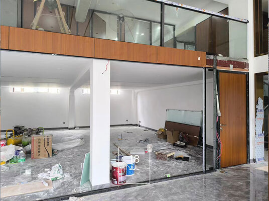 سعر جيد Customized Soundproof Partition with 6061-T6 Profiles and Q235 Steel Frame for Office Spaces الانترنت